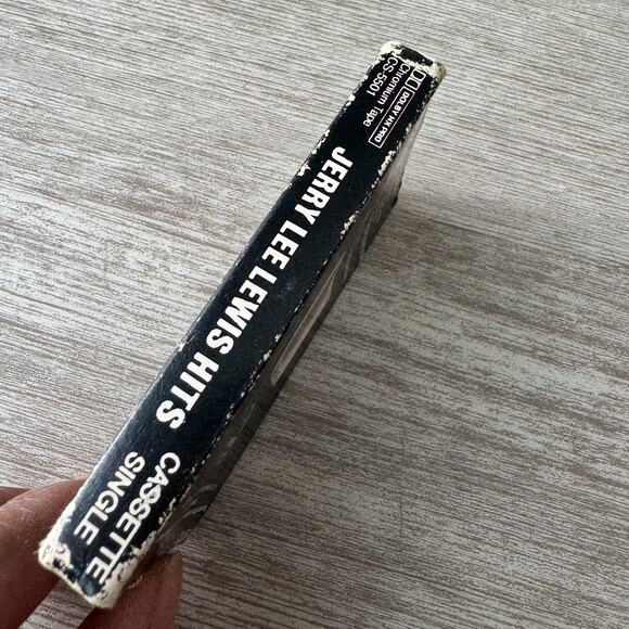 Great Balls Of Fire Jerry Lee Lewis Cassette Tape Single Whole Lot of Shakin 88' - Picture 3 of 3